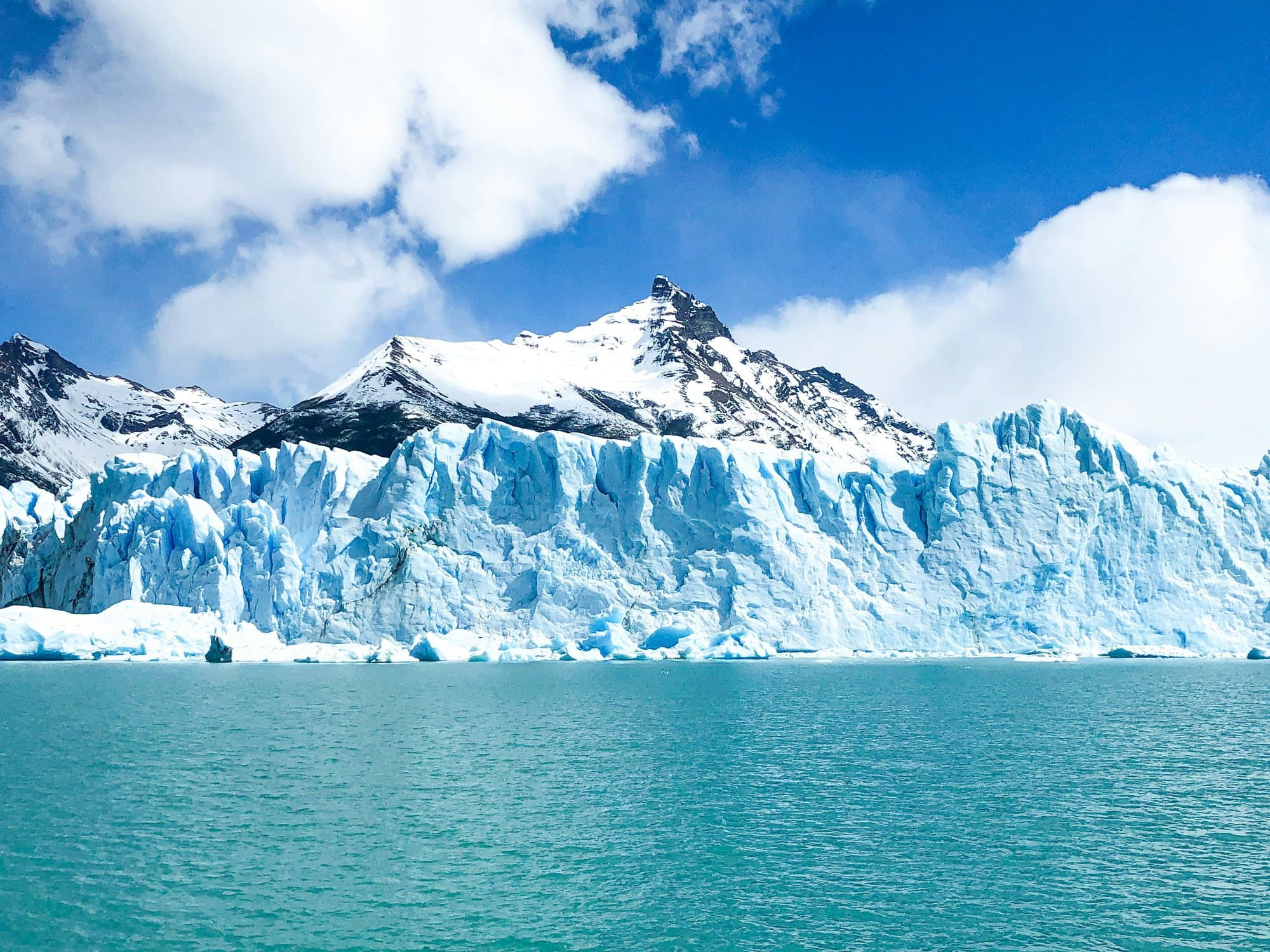 The face of the Perito Moreno Glacier