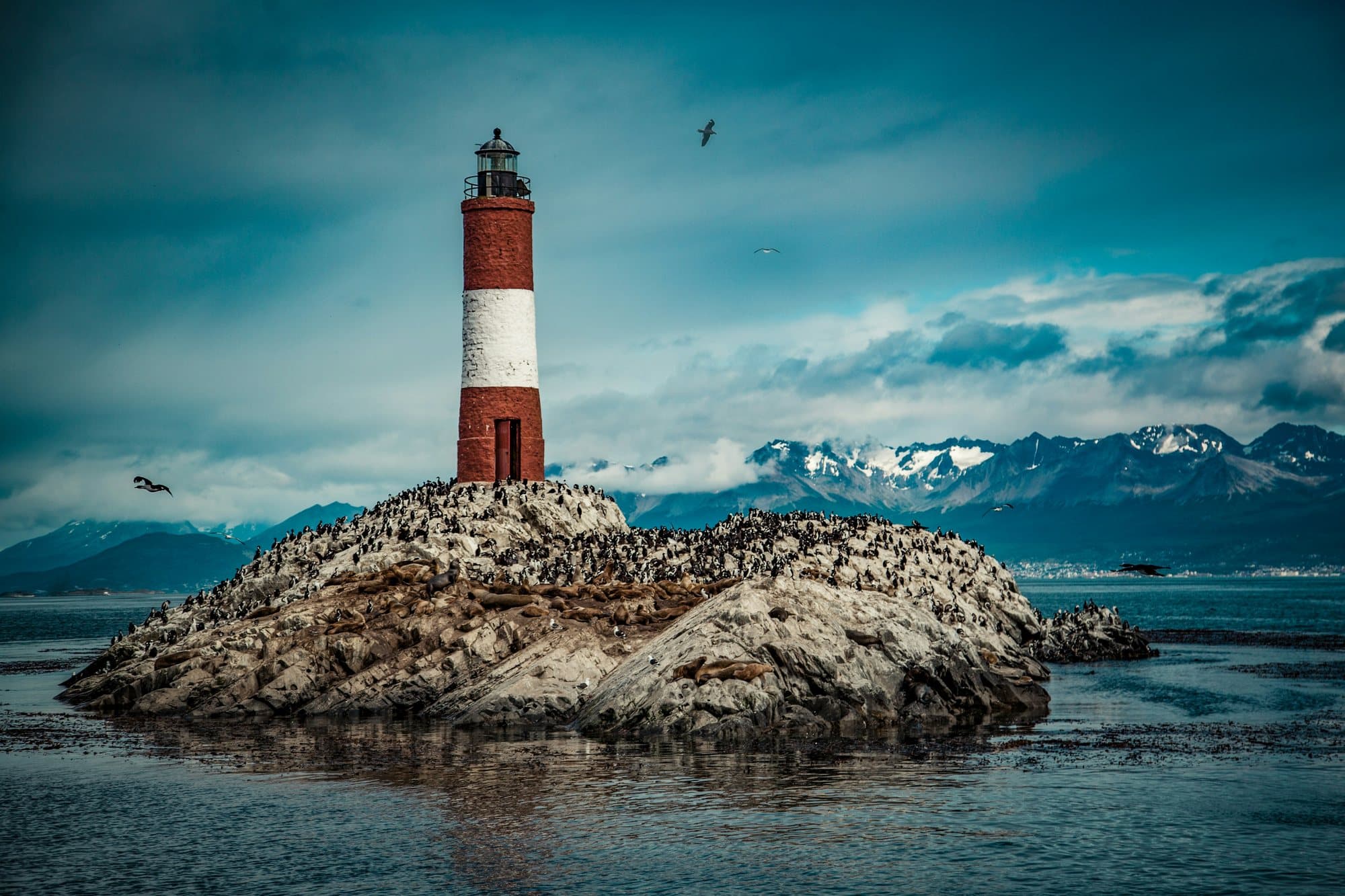 Les Eclaireurs lighthouse in the Beagle Channel