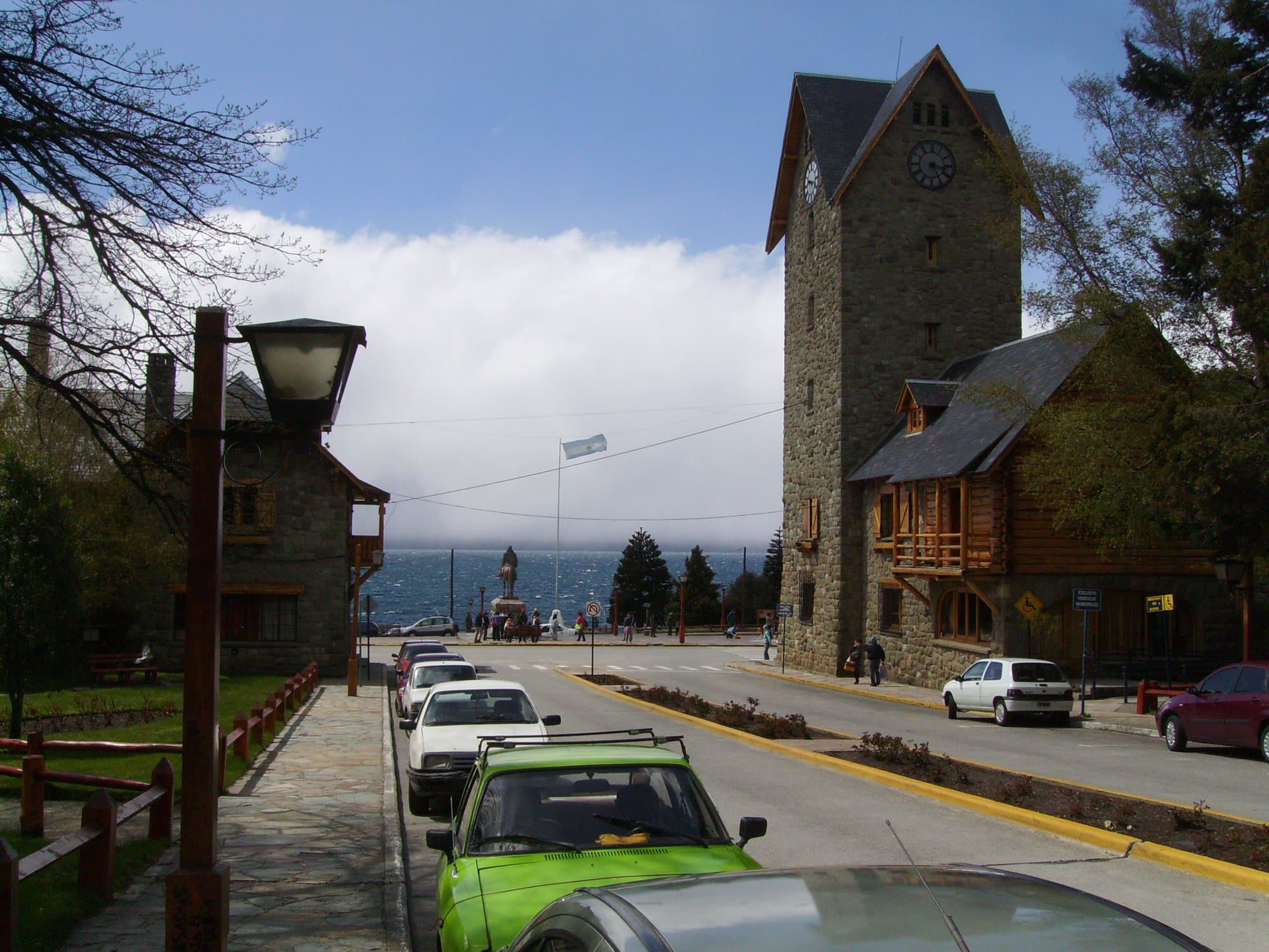 The stone and timber Centro Cívico in Bariloche